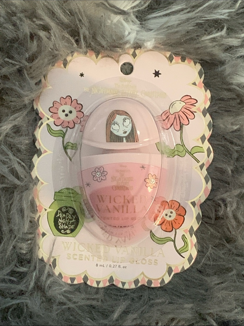 Disney Wicked Vanilla Scented Lip Gloss - nightmare Before Christmas Packaging